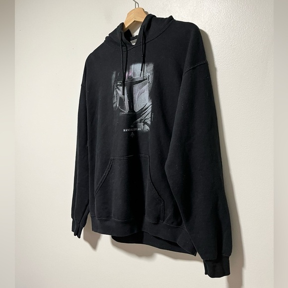 The Mandalorian Black Hoodie - Size Large, Unisex - Picture 11 of 12